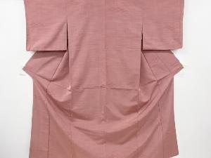 アンティーク　菱模様織り出し手織り紬着物